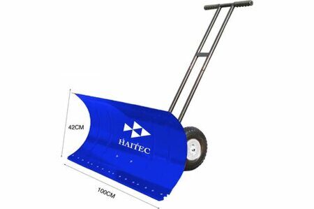 Лопата- скребок для снега HAITEC с колесами HT-SS1000